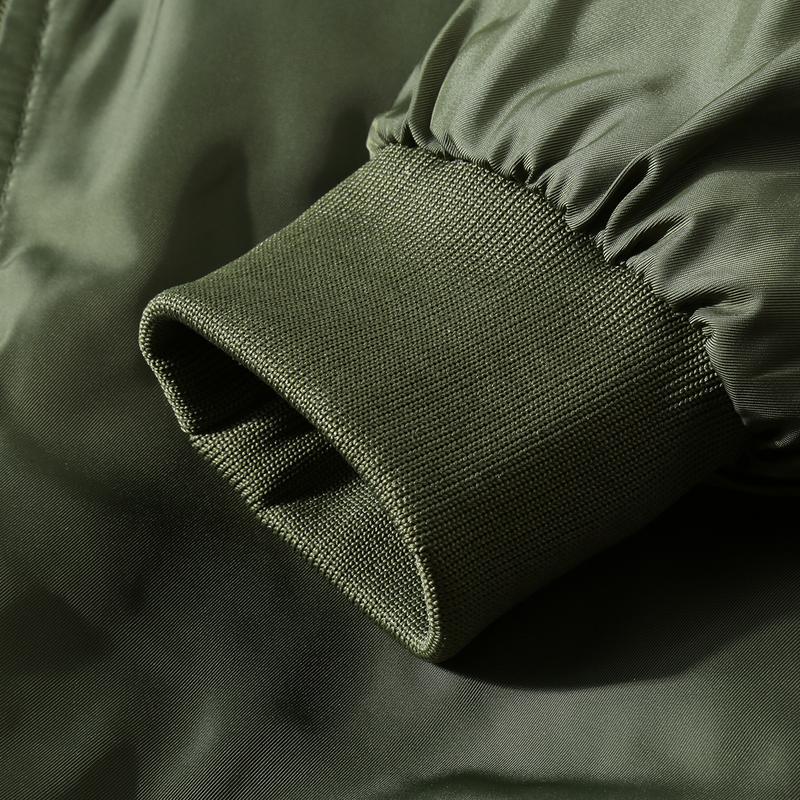 Men'S Vintage-Inspired Thickened Bomber Jacket -  LongSleeve, Zip-Up, Casual Style with Pockets, Winter, Casual Outerwear | Vintage Bomber Jacket , Men Winter Jacket For Men High Quality, Men Winter Coat ForMen, Winter Jacket Men, Jacket For Men