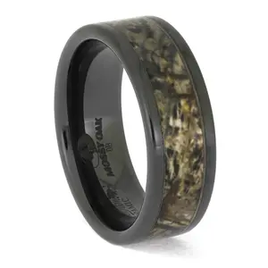 Mossy Oak® Black Ceramic Camo Ring