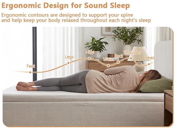 Compression Bed Memory Foam No Installation Required Frameworkless Automatic Rebound Ideal for Bedrooms Apartments and Rental Properties Comfort and Convenience All in One Solution Gray (Twin or Full)