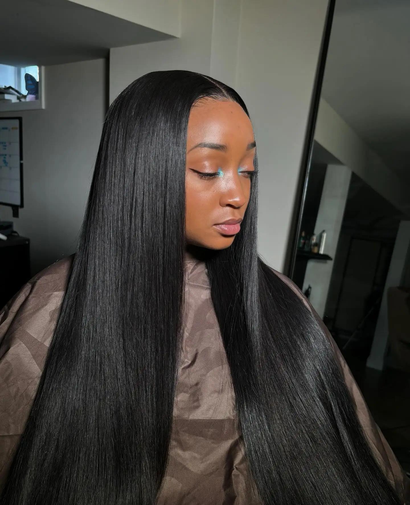 Bling Hair 34 36 Inch 180 Density Bone Straight 13X6 Hd Lace Frontal Wigs Human Hair 13X4 Transparent Lace Front Pre Plucked 360 Lace Wigs For Women