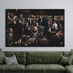 [Freeship.Noframe] - Movie Mafia Art Gangster Legends Print, Man Cave Decor