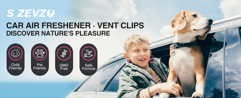 Long-Lasting Scented Car Air Freshener – Vent Clip Car Diffuser