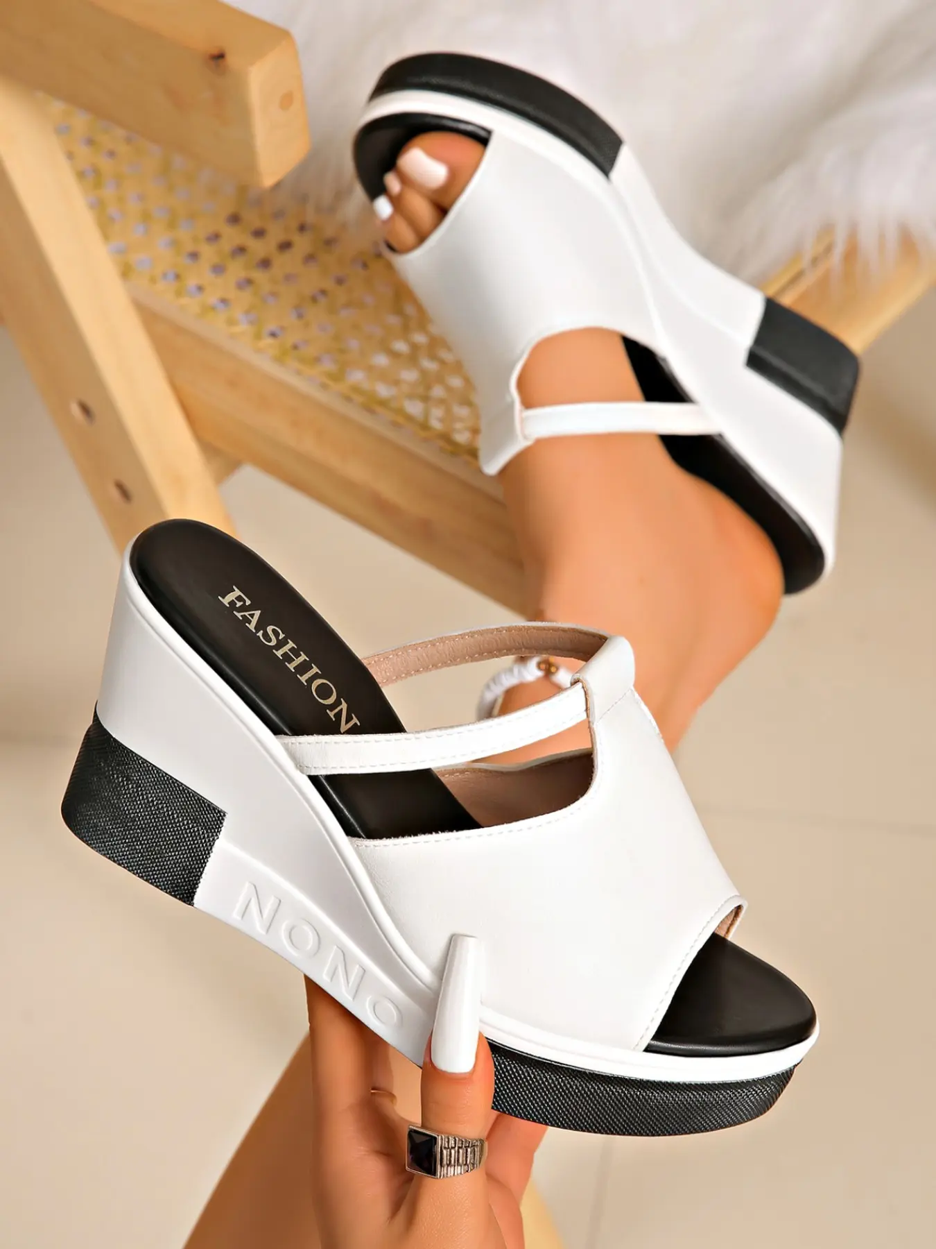 Fashion Sexy Style Women's Wedge Heel Sandals, Versatile Elegance Shoes, Perfect for Any Occasion, Trendy Ladies Footwear, Daily Fashion Footwear, Chic Summer Footwear, Fashionable Casual Sandals