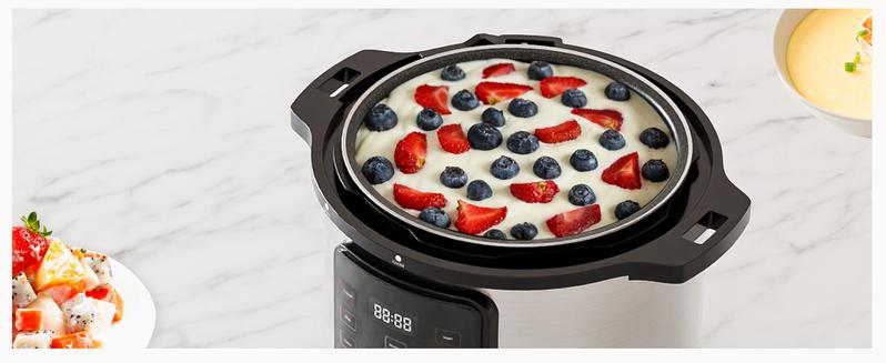 【Christmas Gift】9-in-1 Electric Pressure Cooker 6 Quart, Steamer, Yogurt Maker, Rice, Egg Cooker, Multi-Functional Smart Pot, Stainless Steel