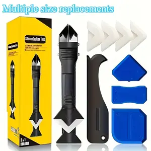 Caulk Scraper & Finishing Tool — Pointed Grout Repair Tool — Adhesive Removal Tool — A Multifunctional Device Combining Sealing and Removal Capabilities — Ergonomically Designed, Compact, and Lightweight — An Ideal Gift