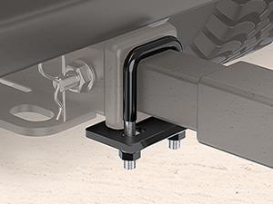 Nilight Trailer Hitch Tightener for 2 1/2 Inch Trailer Hitches 2.5 inch Hitch Mount Anti Rattle Heavy Duty Steel with Rubber Anti-Rust Triple Protective Matte Black