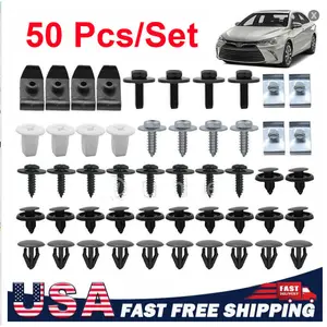 50x Body Bolts U-nut Clips M6 Engine Under Cover Splash Shield Guard for Toyota