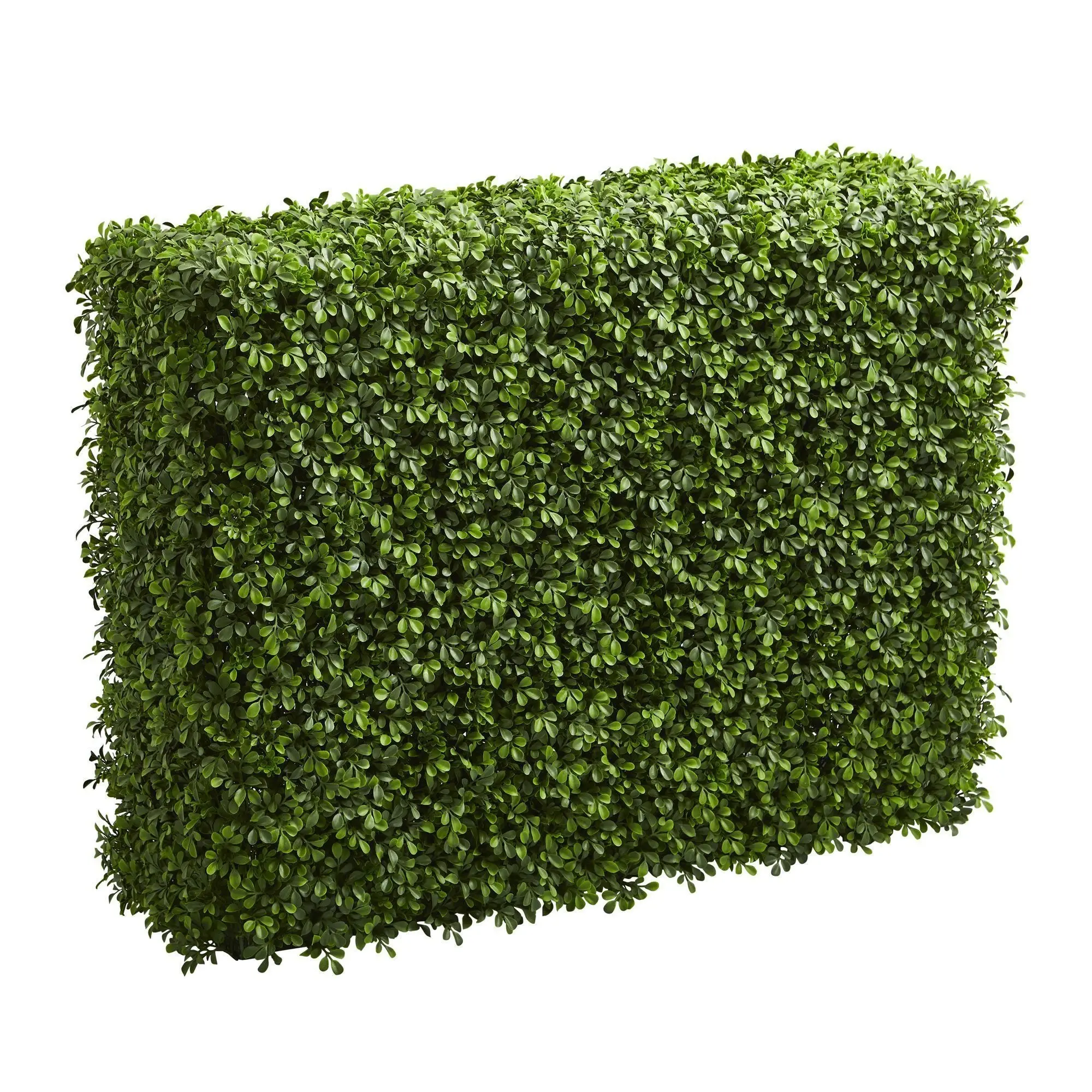 39in Rectangular Neatly Trimmed Artificial Boxwood Panel - Low-Maintenance Faux Plants, House Decoration Space Divider, Indoor-Outdoor Ornaments, Commercial Space Use