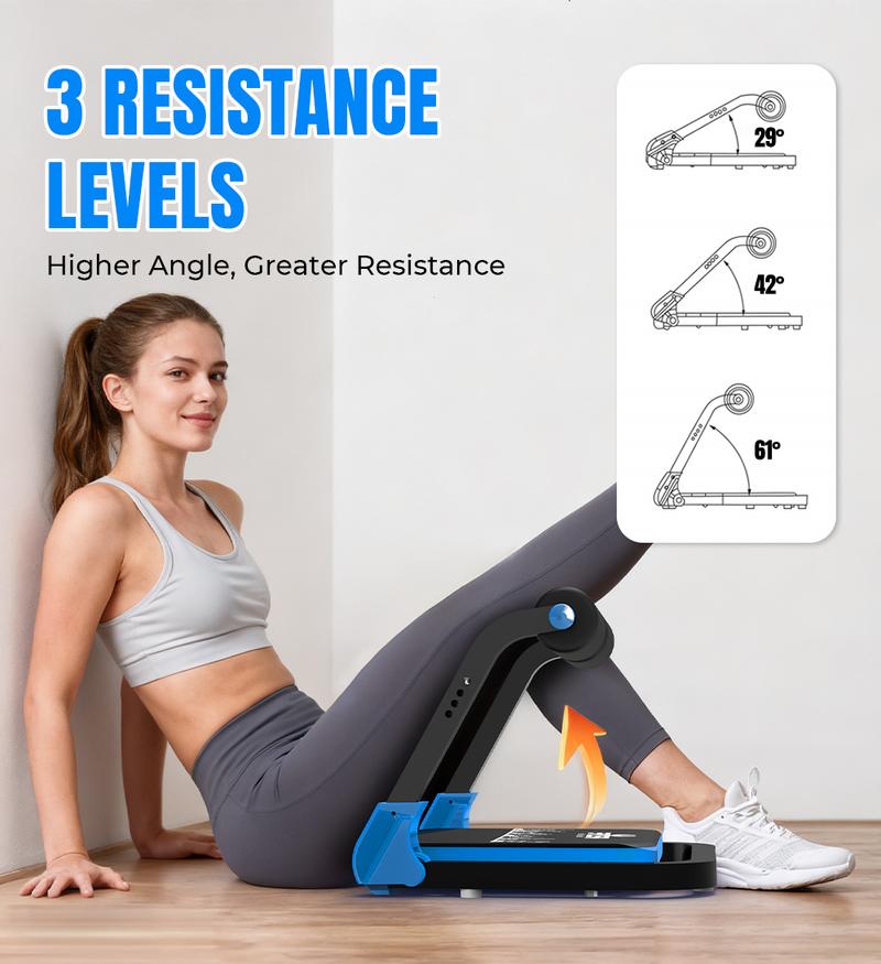 RELIFE REBUILD YOUR LIFE Ab Trainer Sit-up Machine, Ab Crunch Equipment for Core Workout, Home Gym Abdominal Crunch & Roll-Up Exercise Machine 330LBS