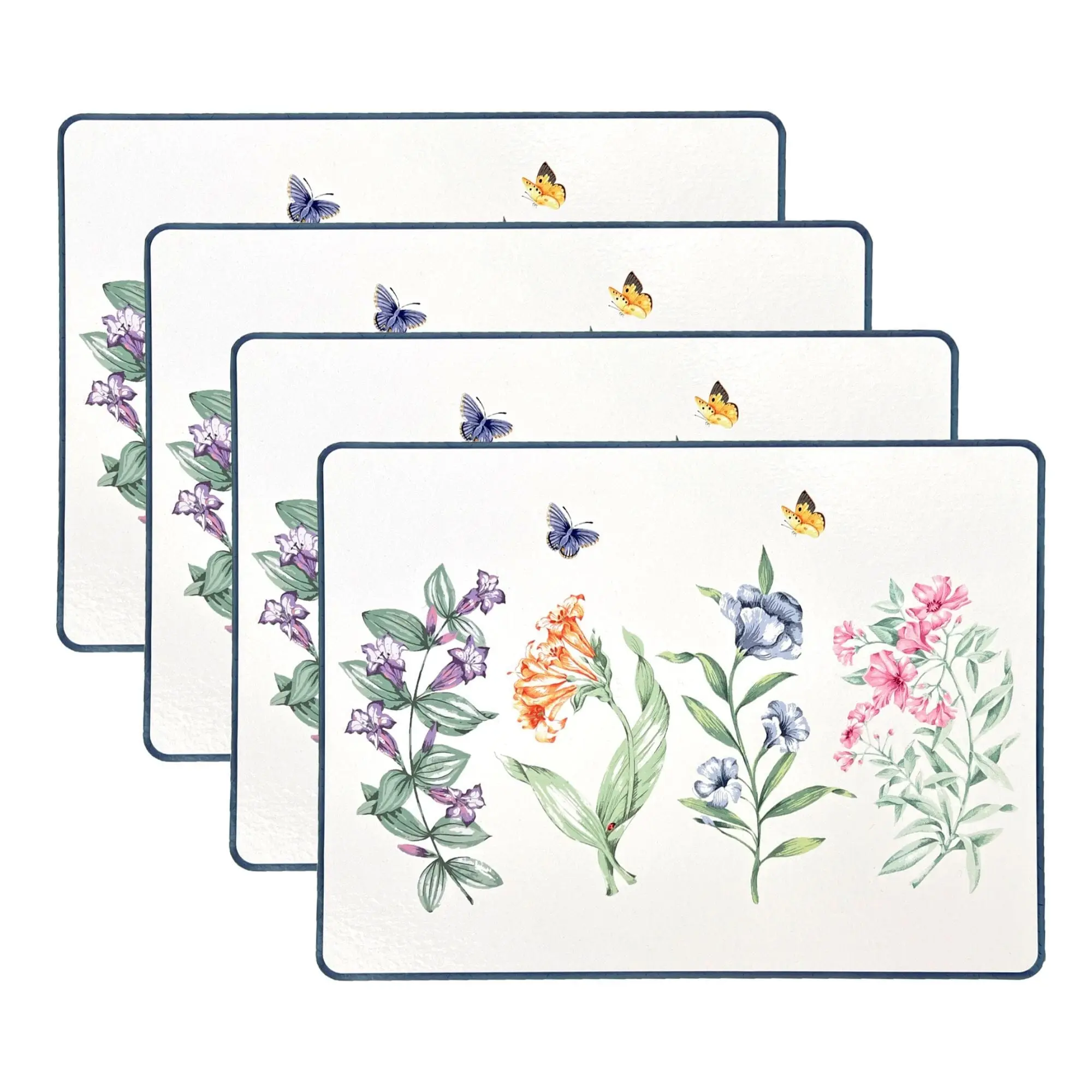 Lenox Butterfly Meadow Garden Cork Placemats, Set of 4