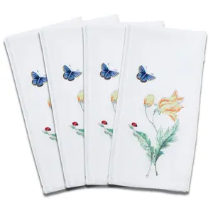 Lenox Butterfly Meadow Garden Napkins, Set of 4