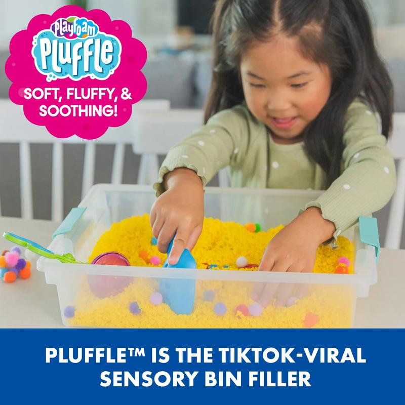 Educational Insights Playfoam Pluffle Sensory Bin Toy – 2 Pack & 4 Pack, Non-Toxic, Ages 3+