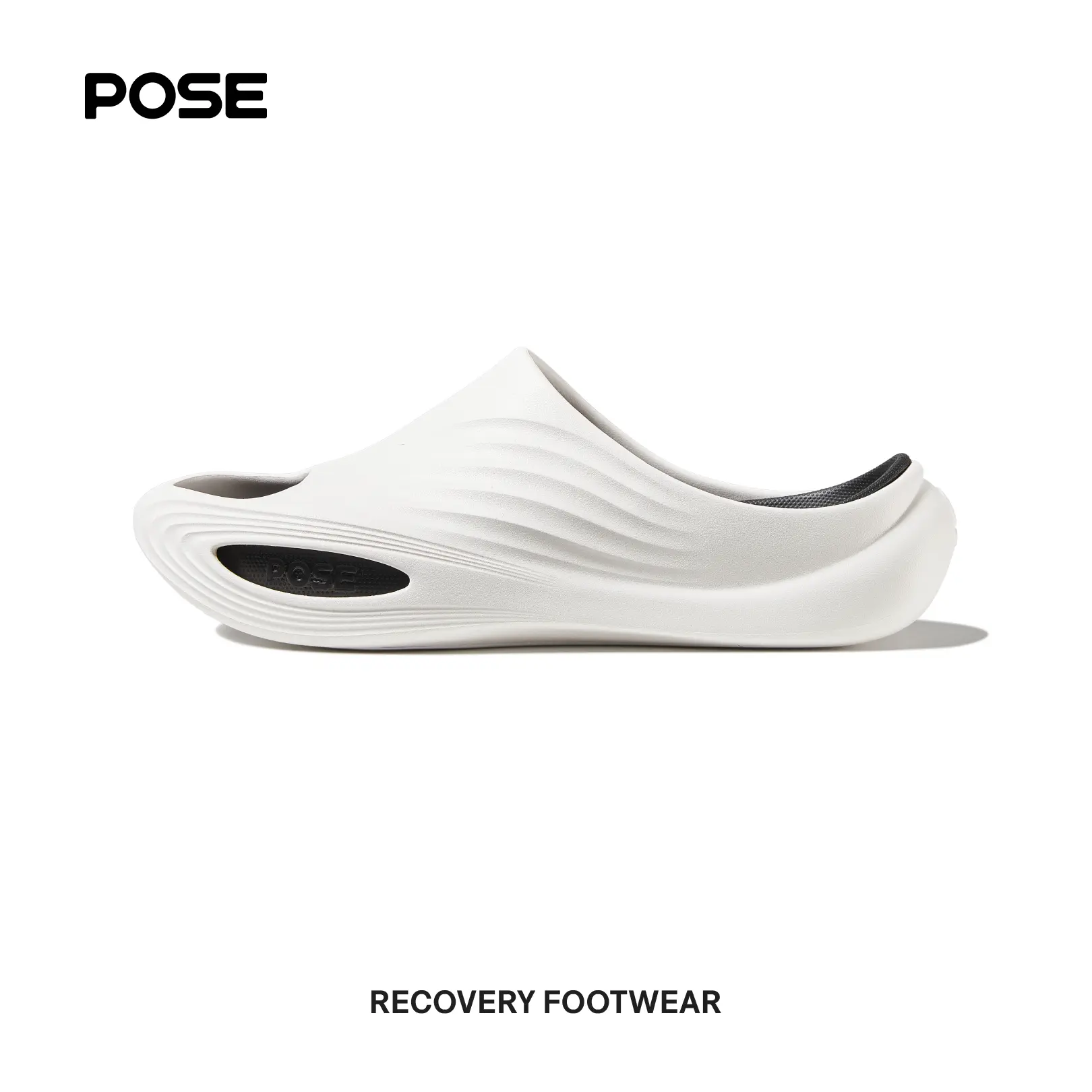 POSE Relax Air Recovery Sandals for Men & Women - Plantar Fasciitis Relief, EVA Massage Pods Slides, Removable Insole, Flexible, Breathable, All Seasons, Lightweight Cushioned Shock-Absorbing Athletic Shoes for Walking & Standing