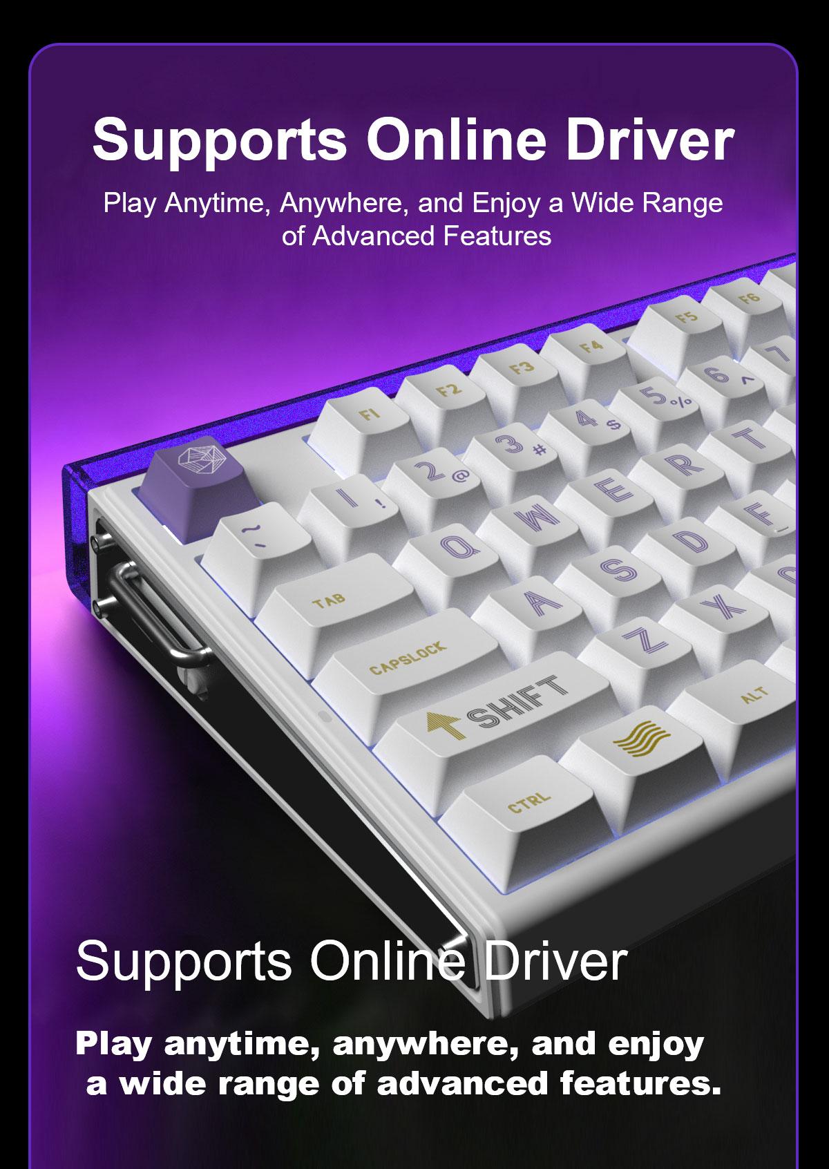 [New]AULA Hero 99 Hall Effect Mechanical Gaming Keyboard – Hero 68 Performance with Full-Size 99% Layout, 8K Hz, Magnetic Switches, RGB Light Box,PBT Keycaps