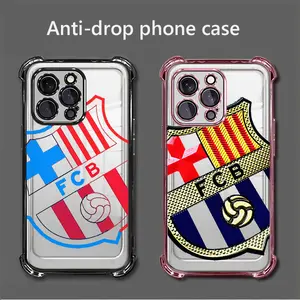 shockproof scratch-resistant transparent phonecase stuff Football Logo Phone Case Compatible with for iphone 17Air,17Pro,17Promax,16Promax ,16Plus,16Pro,15 Pro Max 12 14 13 11 Samsung S26 25 Ultra-thin Anti-fall Soft Drop Protection Casing