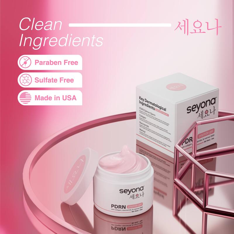 Seyona PDRN Jelly Peptide Serum | Matrixyl 3000, Collagen, Niacinamide | Pink Glow Skincare