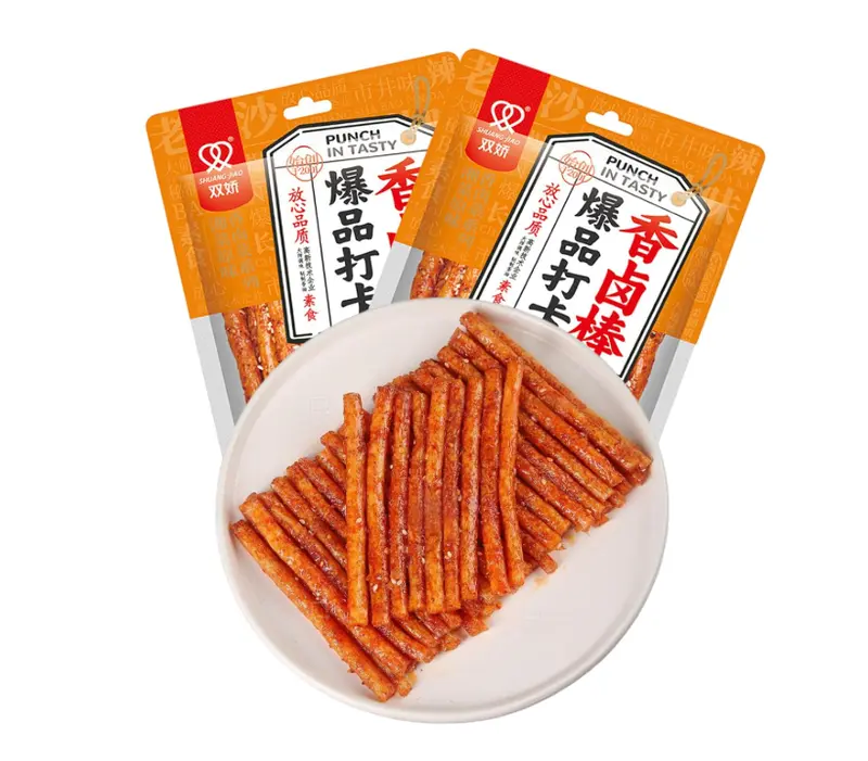 XCVFDVOR latiao spicy strips - 108g 2-pack Ultimate La Tiao Experience for Spicy Food Lovers Punch in Tasty Snack Ideal for Cravings