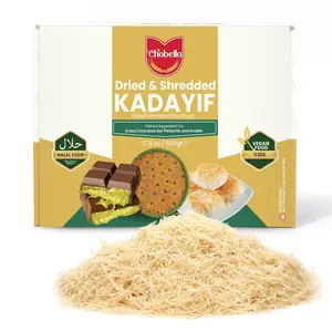 Premium Dried & Shredded Kataifi Fillo Dough, 500g (1.1lb), Kurutulmus Kadayif Pastry Dough, Ingredient for The Viral Dubai Pistachio Chocolate Bar, Knafeh, Kunafa, Phyllo, Katifi, Kataifi