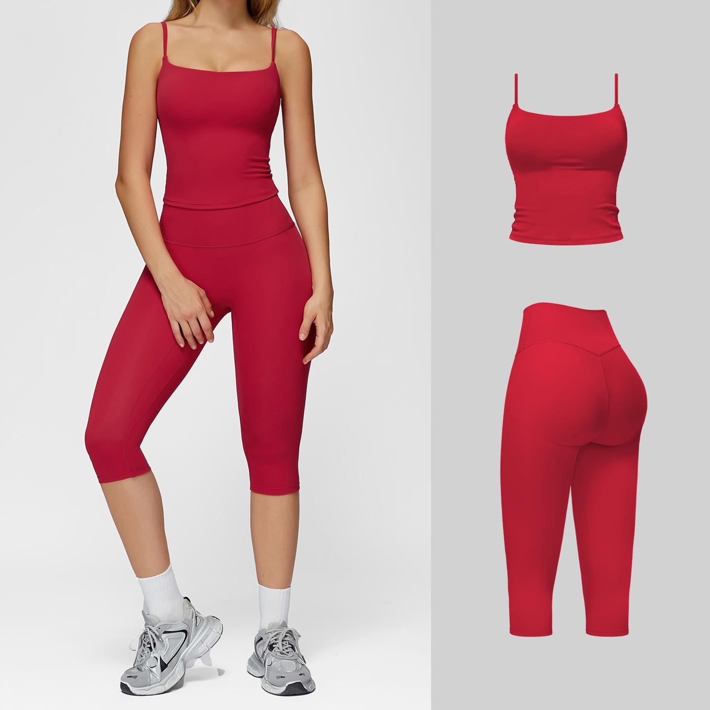 MFVIM Women's Sports Suit, Comfortable and Stylish Activewear Set for Workouts, Perfect for Yoga and Gym Sessions SpringStatements