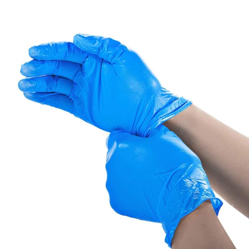 Basic (Case of 1000) Medical Synmax Vinyl Exam Gloves - Latex-Free & Powder-Free -Baking and Food Preparation Use - Hand, Rubber, Cleaning, Durable Material