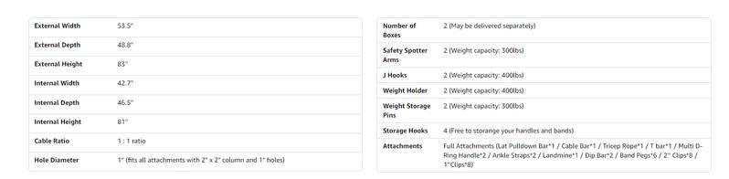 Cofiyard Power Cage with Dual Pulley System, Multi-Function Squat Rack, Cable Crossover, Home Gym Workout Machine, 2500 lbs Capacity, 16 Cable Heights, Integrated Storage Hooks, Professional Accessories Included
