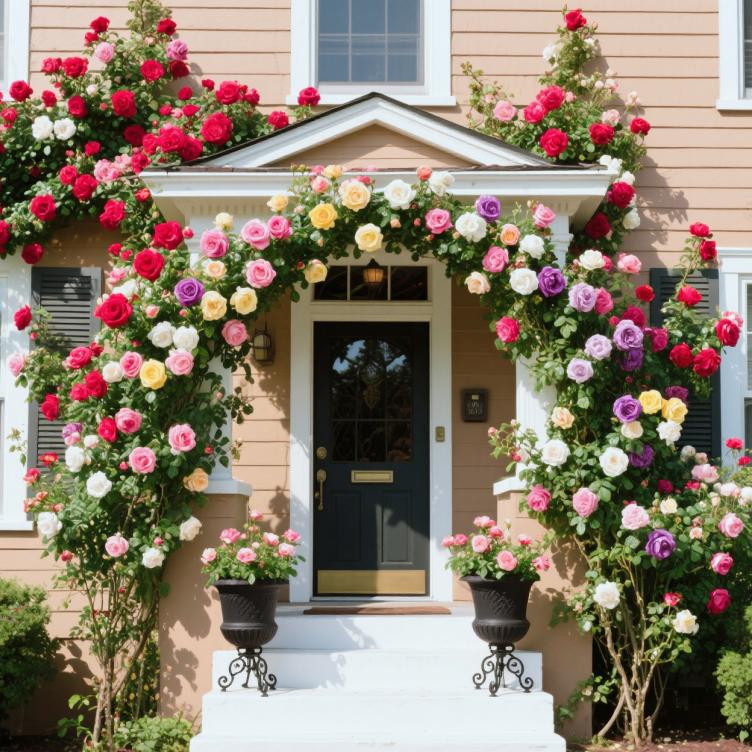 200pcs Climbing Rose Seeds – Multicolor Romantic Rose Vines for Garden Arches, Fences & Fairytale Walls