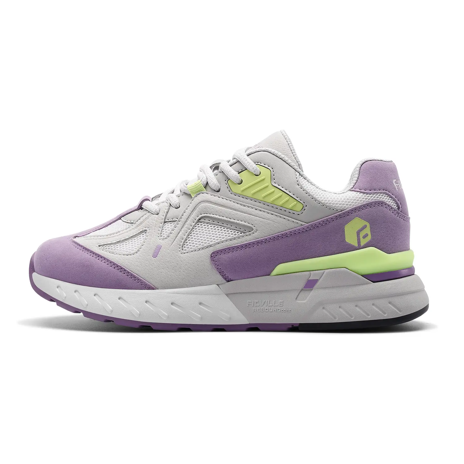 FitVille Women's Rebound Core Lace-Up Sport Shoes - Anti-Shock Bounce Closed-Toe Women's Casual Trainers for Running, Training, Casual Wear, Women's Shoes