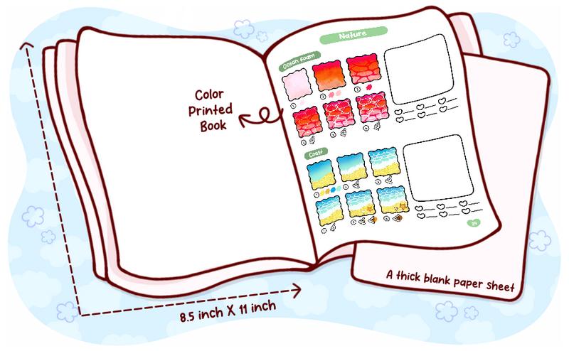 How To Color Cute Stuff: Easy Step-by-Step Coloring Guide for Adults and Teens Featuring Cute Patterns to Create, Practice, Bold and Easy Relax Paperback