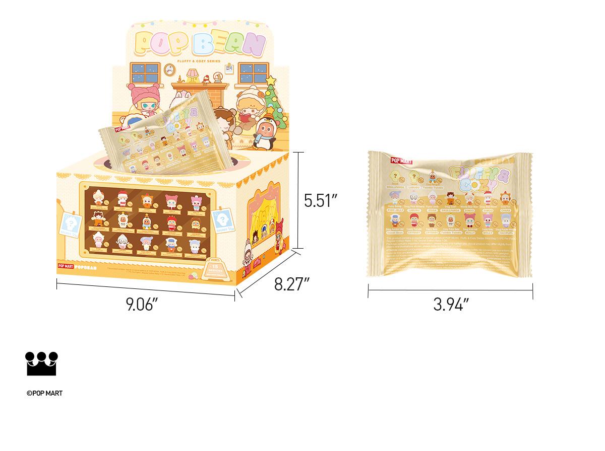 POP MART POP BEAN Fluffy & Cozy Series Blind Bag（1 PC Per Pack）
