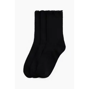 H&M 3-pack pointelle-knit socks
