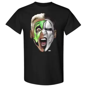 Sting Split T Shirt, Iconic Wrestling Legend Graphic Tee, AEW Fan Shirt, Fashion Cotton, Full Colors, Full Sizes, For Men, For Women