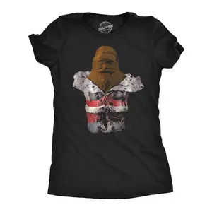 Womens Funny T Shirts Chocolate Santa Foil Sarcastic Christmas Graphic Novelty Tee For Ladies Funny Womens T Shirts Cute Vintage Fashion Casual Ladies T-Shirt Gift Christmas Tops for Women Funny Food Top Black -