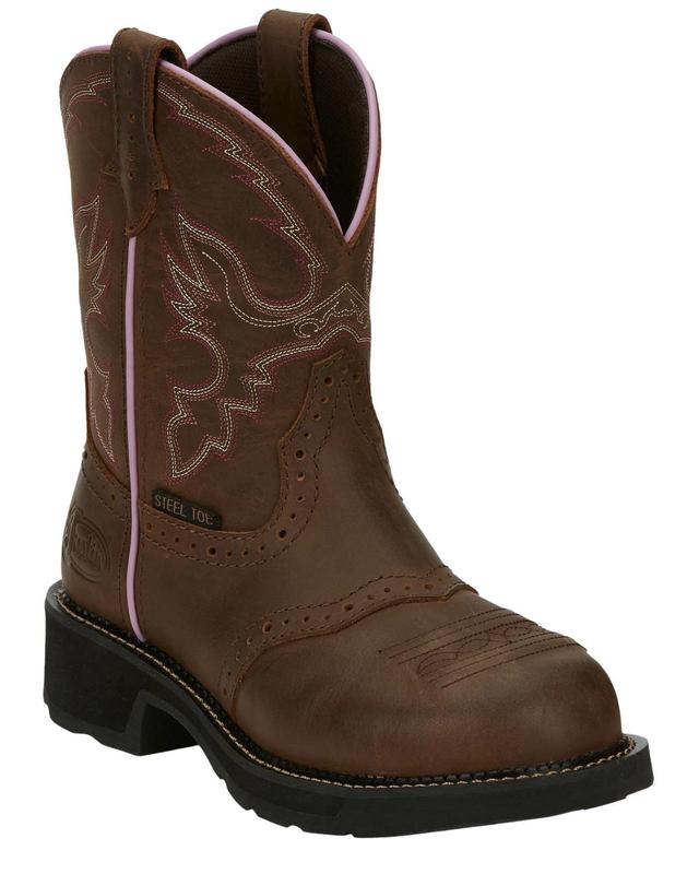 Justin Women's Wanette Western Work Boot Steel Toe - Gy9980