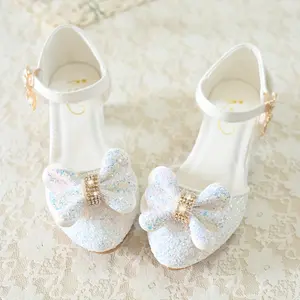 High-Heeled Shoes, Single Shoes, Princess Shoes, Little Girls' Crystal Shoes, Trendy New Girls' Shoes, Student White Shoes, Performance Shoes, Everyday Sequined And Rhinestone Shoes.