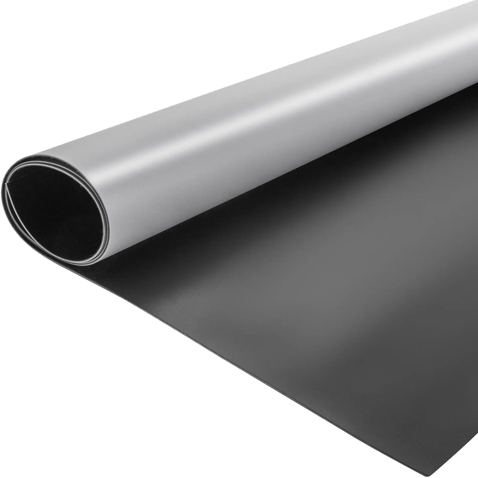 【FathersDayGift】VEVOR Dance Floor Roll Portable,  , 6.6x15.7ft Practice Dance Floor,1.5mm Thickness PVC Dance Flooring Grey/Black Roll Out Dance Floor Non-Slide & Wearproof Dance Floor Easy Cleaning for Ballet