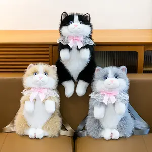 “CuteFur Hub 19 inchesFluffy Plush Cosplay Accessories: Soft Kawaii Cat Ears & Fox Tail | Ultra-Soft Fuzzy Fantasy Gear for Adorable Outfits, Perfect for Costumes, Parties & Daily Kawaii Looks