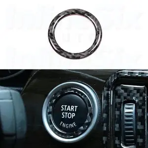 Carbon Fiber Start/Stop Button Ring for BMW E90/E92 LCI 3-Series