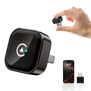 [Summervibes] 2026 Wireless CarPlay Adapter, 2-in-1 Wireless CarPlay & Android Auto for 2016+ Factory Wired Cars, Quick Connection, Hands-Free Calling Support for iPhones & Android Phones