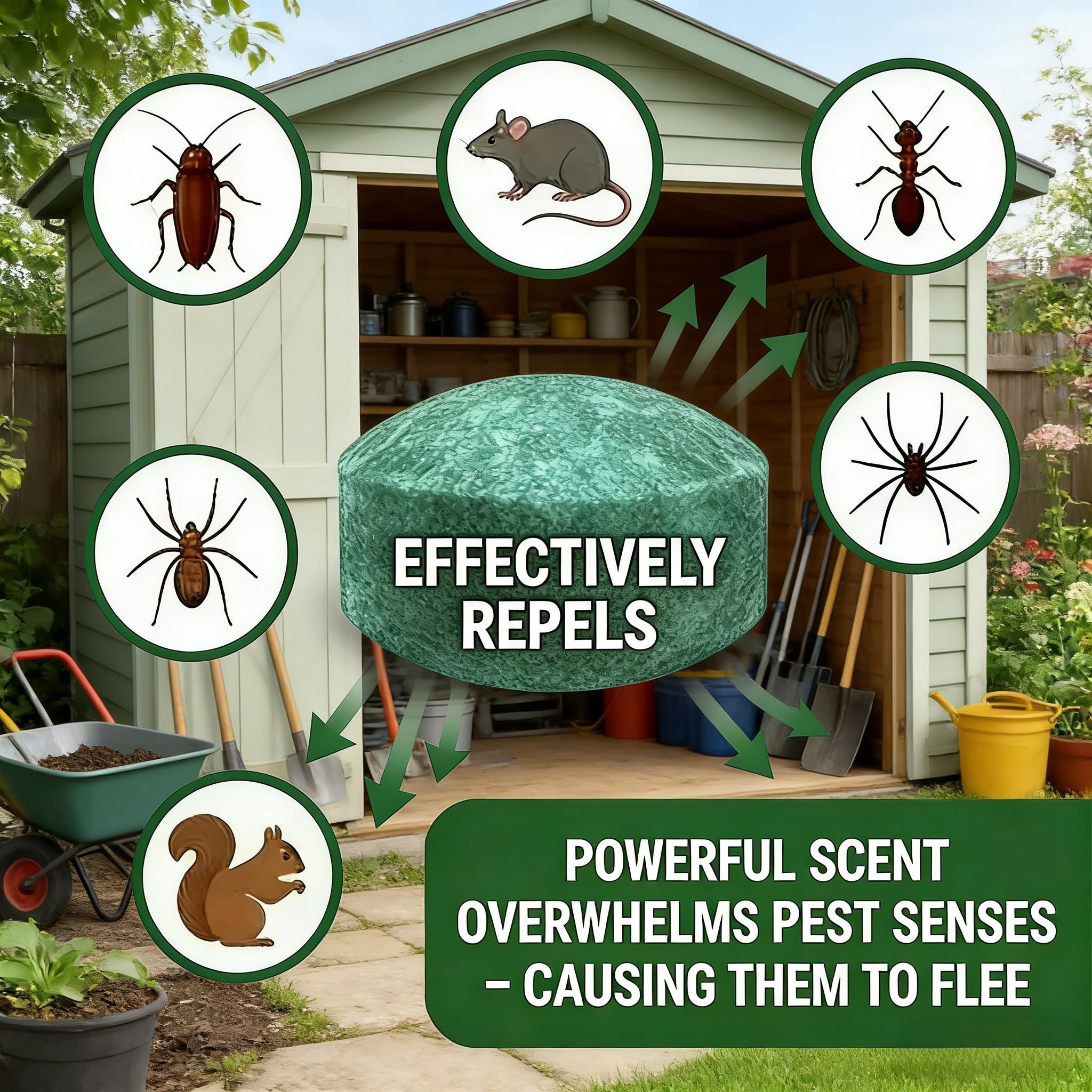 Aromatic Scented Balls! Infused with refreshing Peppermint and Lemon Oil. Long-lasting natural fragrance for indoor and outdoor use.Peppermint Oil Rodent Repellent