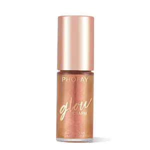 PHOFAY Holographic Shimmer Hydrating Glitter Lipgloss - Glossy Cosmetic with Lightweight Formula and Convenient Application - Makeup