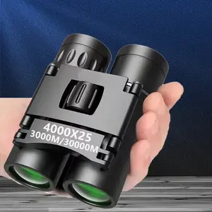 4000x25 binoculars, high-definition portable foldable high-quality binoculars, suitable for camping trips, bird watching, concerts, outdoor adventures, etc.