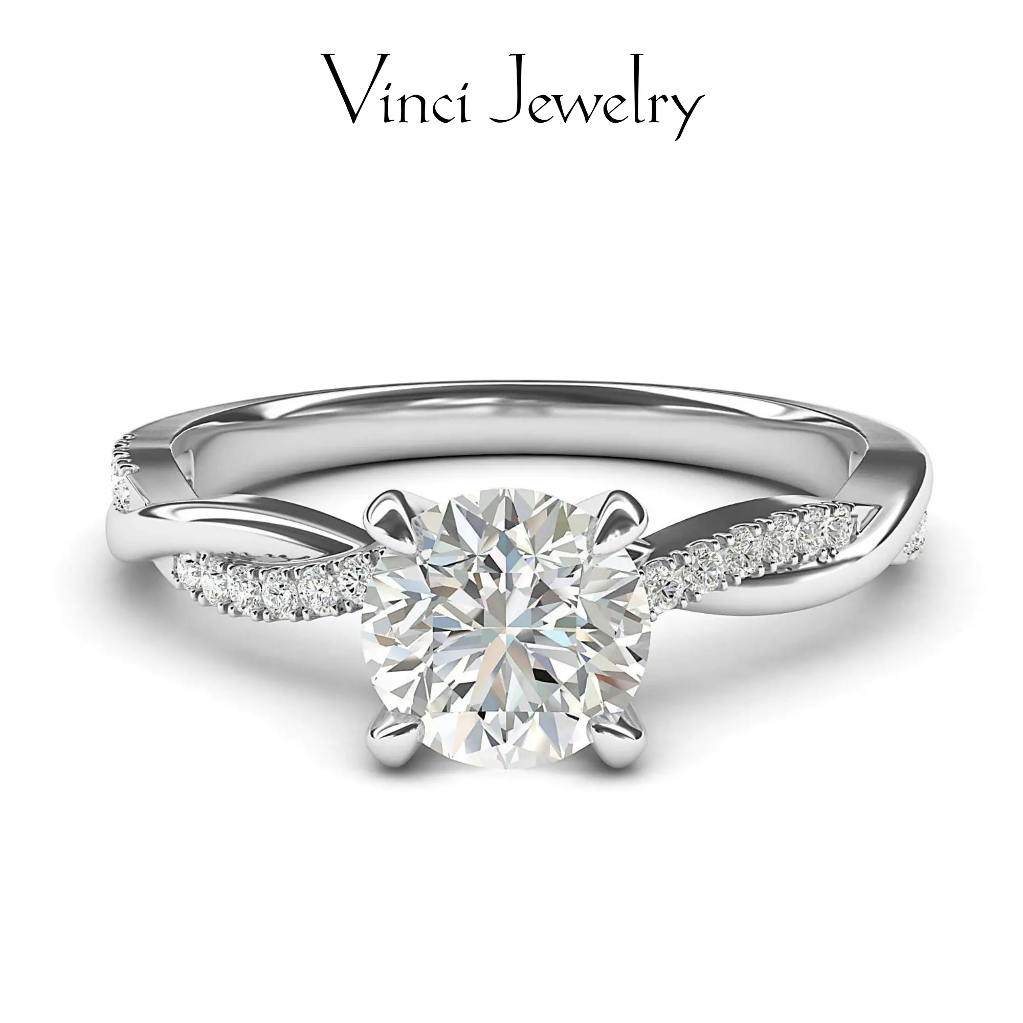 925 Sterling Silver Moissanite Ring, Elegant Engagement Promise Ring Jewelry Gift, Solitaire Moissanite Wedding Ceremony Ring, Silver Jewelry for Women for Birthday for anniversary Gift for Her,Mother's day Gift