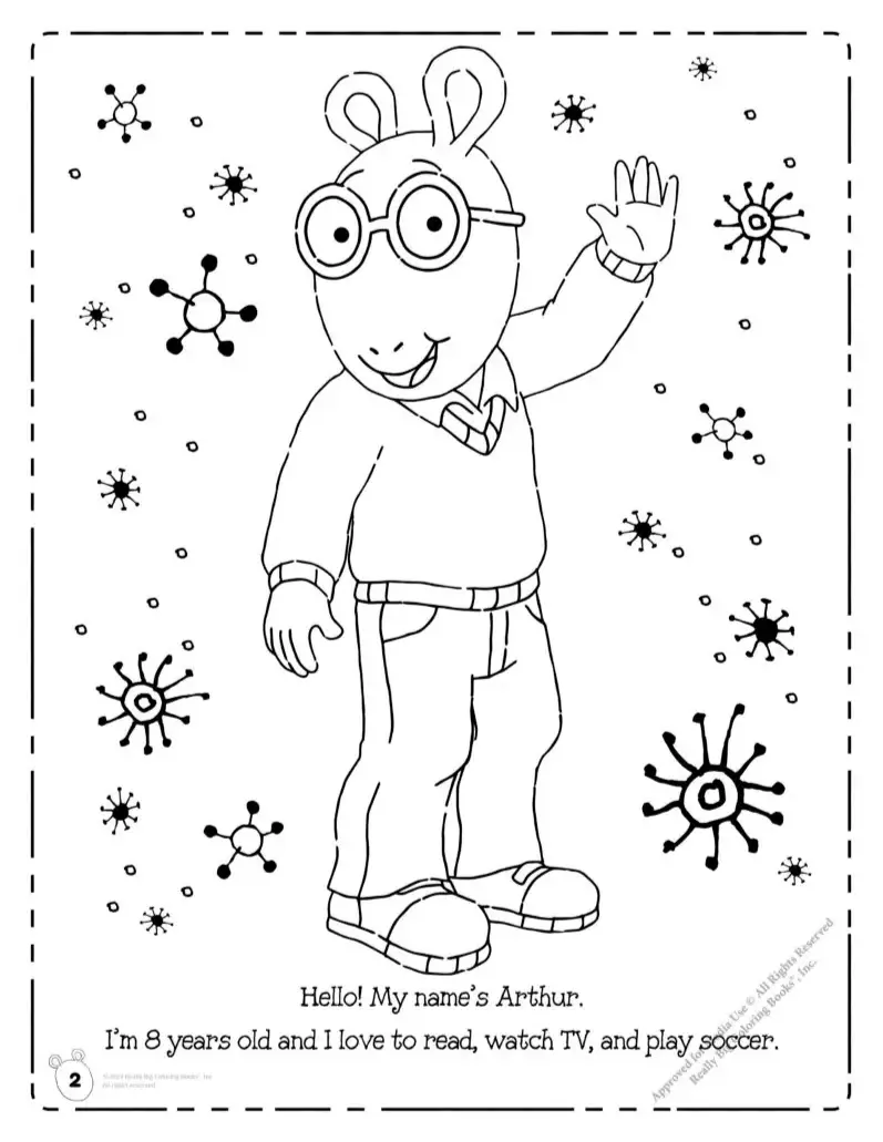 Arthur Coloring Book Official PBS KIDS for Kids Ages 4+ - TikTok Shop