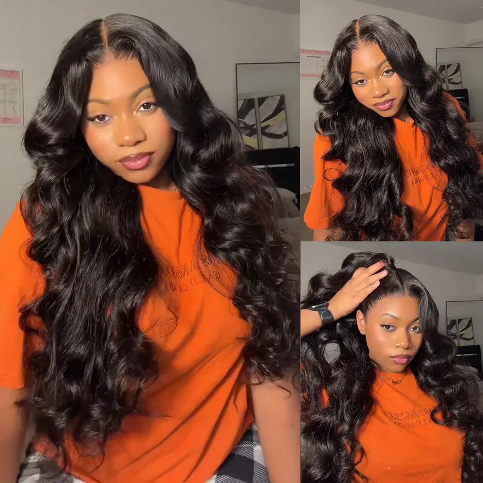 【HOT】FORGIRL FOREVER 13x6 Body Wave Wear Go Glueless Wig With Drawstring Effortless Install Ear To Ear Pre-Cut Straight Lace Frontal Wig Beginner Friendly