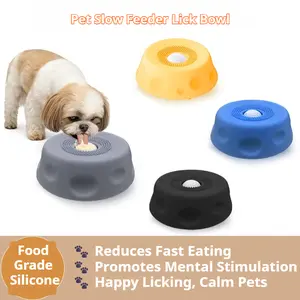 Dog Slow Feeder Lick Bowl for Peanut Butter & Liquid Treats