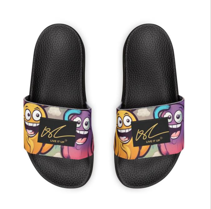 Marx Dublin Limited Edition Cartoon Octopus Sandals : slide into easygoing style with these removable strap sandals / casual footwear that flexes with your day !
