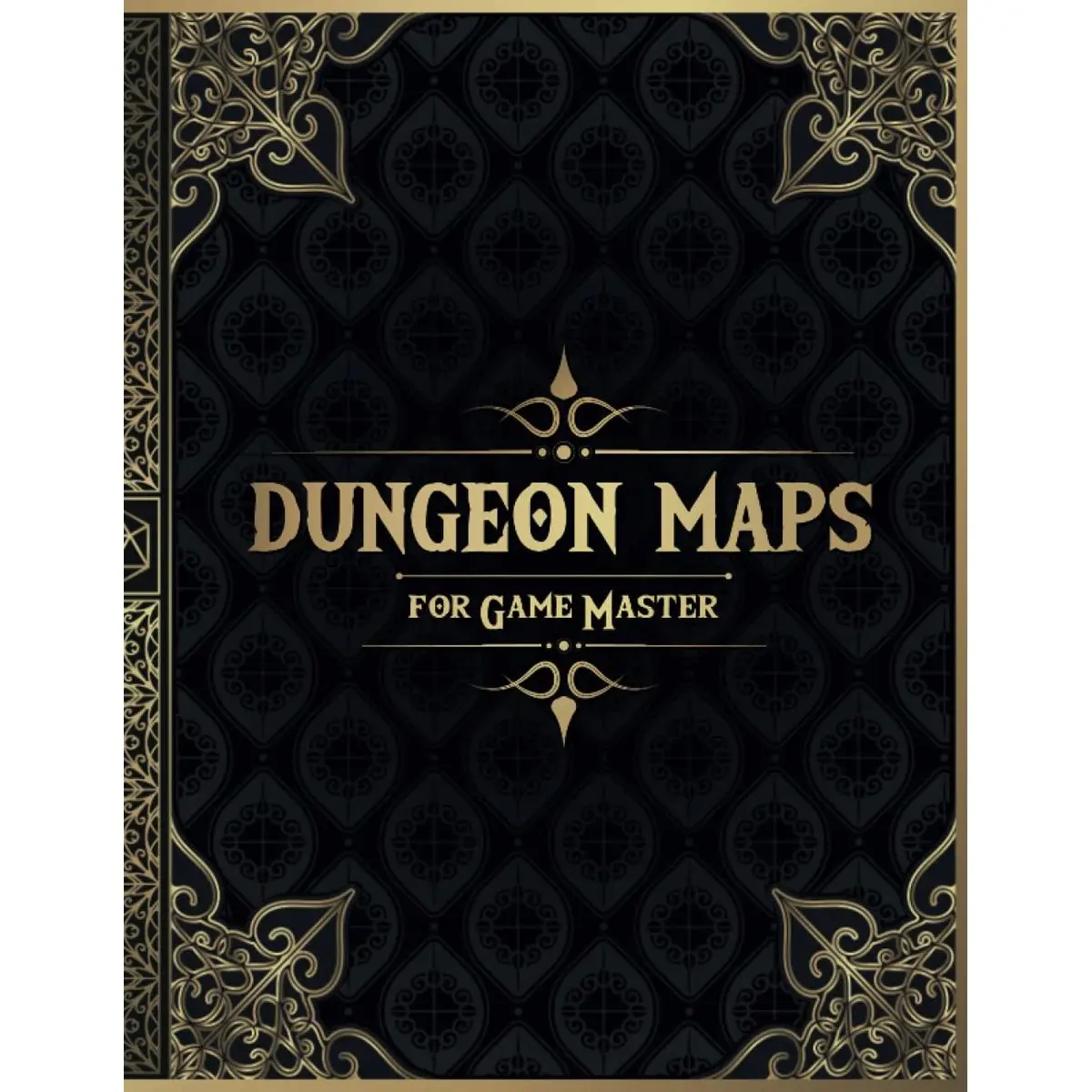 Dungeon Maps for Game Master: 50 Unique and Customizable Dungeon Maps for DnD Tabletop Role-Playing Games (RPG Maps for Game Master) Paperback – June 25, 2021