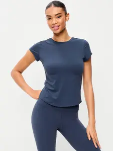 Old Navy Women's StudioSmooth Short-Sleeve Base Layer Top