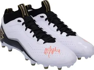 Marshawn Lynch Seattle Seahawks Autographed Black, White & Gold Beast Mode B.T.A Elite Football Cleats
