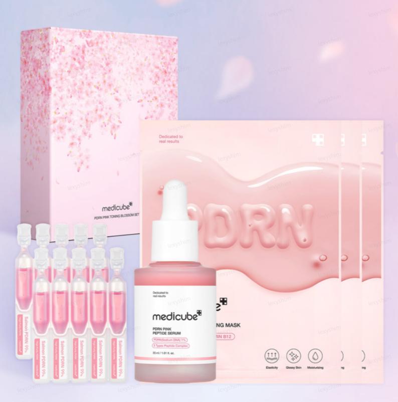 [Limited] PDRN Exclusive Set Drop (500ea limited) | Salmon DNA, Pink Glow, Collagen, Korean Skincare